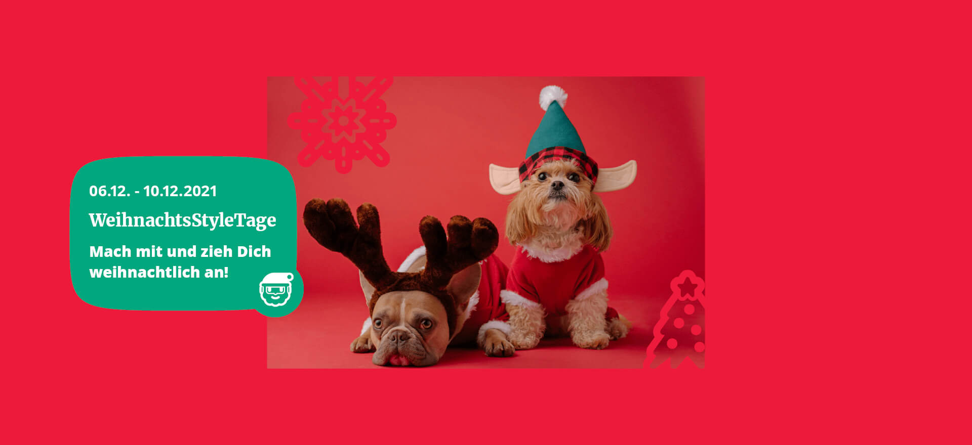 Weihnachtsstyletage vom 6. bis 10. Dezember 2021 - Mach mit und zieh Dich weihnachtlich an!